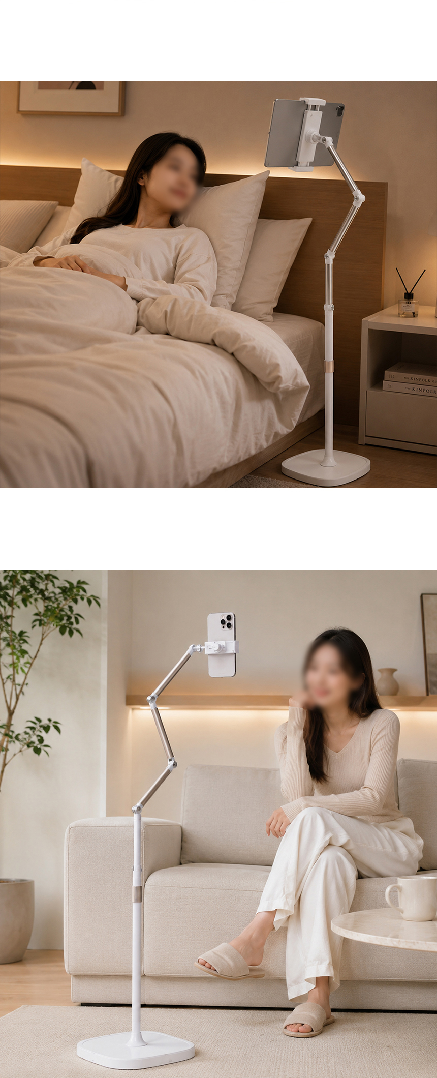 핸즈프리 접이식 휴대폰 핸드폰 스마트폰 태블릿 거치대 자바라 스탠 상세 이미지 29